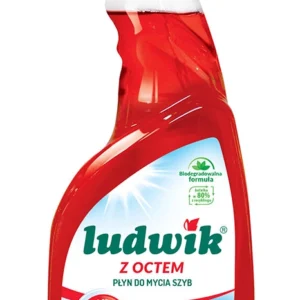 Płyn do mycia szyb i glazury LUDWIK grapefruit z octem, 600 ml