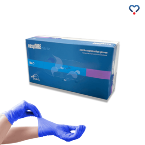 Rękawice nitrylowe ZARYS EASYCARE NITRILE, niebieskie, rozmiar L, 100 sztuk