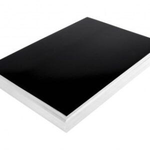 Okładka do bindowania D.RECT, kartonowa, czarna, 100 sztuk