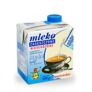 GOSTYŃ MLEKO SKONDENSOWANE LIGHT 500G