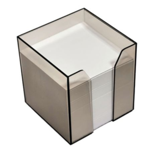 Pojemnik na wkłady papierowe, dymny z białym wkładem