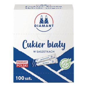 Cukier biały DIAMANT, saszetki 100 sztuk x 5 g