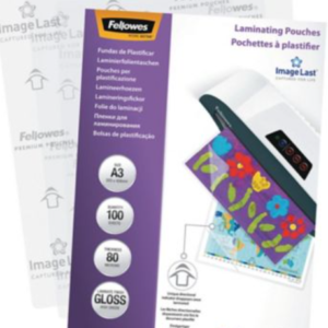 Folia do laminacji FELLOWES A3 2x80 mikronów, błyszcząca, 100 sztuk
