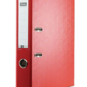 Segregator z mechanizmem LYRECO Budget, PP, A4, 50 mm, czerwony