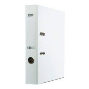 Segregator z mechanizmem LYRECO Budget, PP, A4, 50 mm, biały