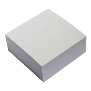 Kostka papierowa biała 85x85x35 mm
