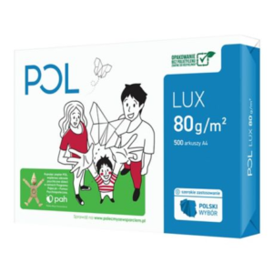 Papier do drukarki POL LUX, A4, 80 g/m², 5 ryz po 500 arkuszy