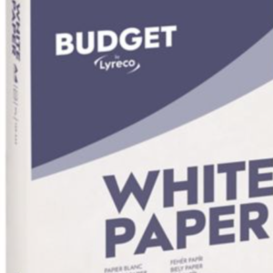 RYZA500 PAPIER LYRECO BUDGET A4 80G, 5 RYZ