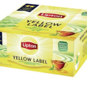 Herbata czarna LIPTON Yellow Label, 100 torebek