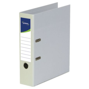 Segregator z mechanizmem LYRECO, PP, A4, 50 mm, szary