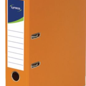 Segregator z mechanizmem LYRECO, PP, A4, 50 mm, pomarańczowy