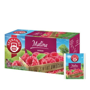 Herbata owocowa TEEKANNE World of Fruits, malinowa, 20 kopert