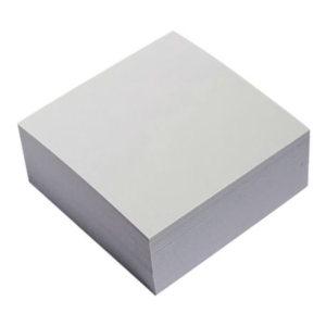 Kostka papierowa HAS, 85 x 85 mm, biała, nieklejona, 300 karteczek