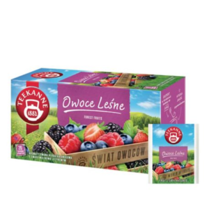 Herbata owocowa TEEKANNE World of Fruits, Owoce leśne, 20 kopert