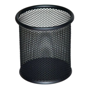 Kubek na długopisy siatkowy D.RECT 007613, czarny