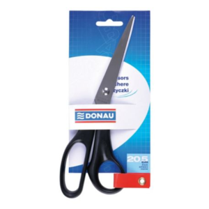 Nożyczki DONAU, 20,5 cm, czarne *w sprzedaży tymczasowy zamiennik