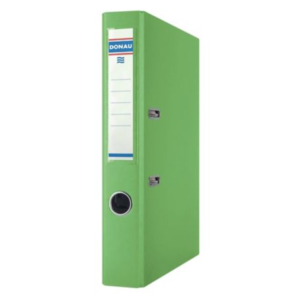 Segregator z mechanizmem DONAU Master, PP, A4, 50 mm, jasnozielony