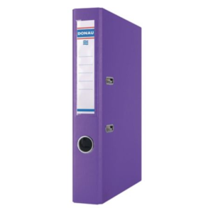 Segregator z mechanizmem DONAU Master, PP, A4, 50 mm, fioletowy