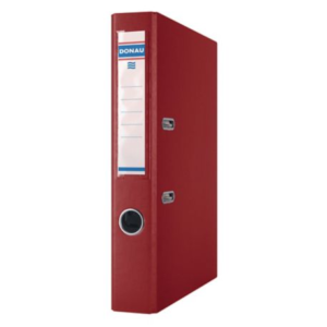 Segregator z mechanizmem DONAU Master, PP, A4, 50 mm, bordowy