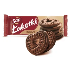 Ciastka SAN ŁAKOTKI kakaowe, 168 g