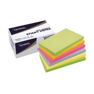 Karteczki samoprzylepne LYRECO Premium, 125x75 mm, 6 bloczków, wiosenne