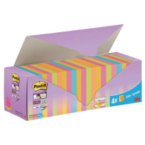 Karteczki samoprzylepne Post-it Super Sticky kolor 76x76mm 20 bloczków