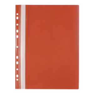 Skoroszyt wpinany miękki PP Biurfol w kolorze pomarańczowym