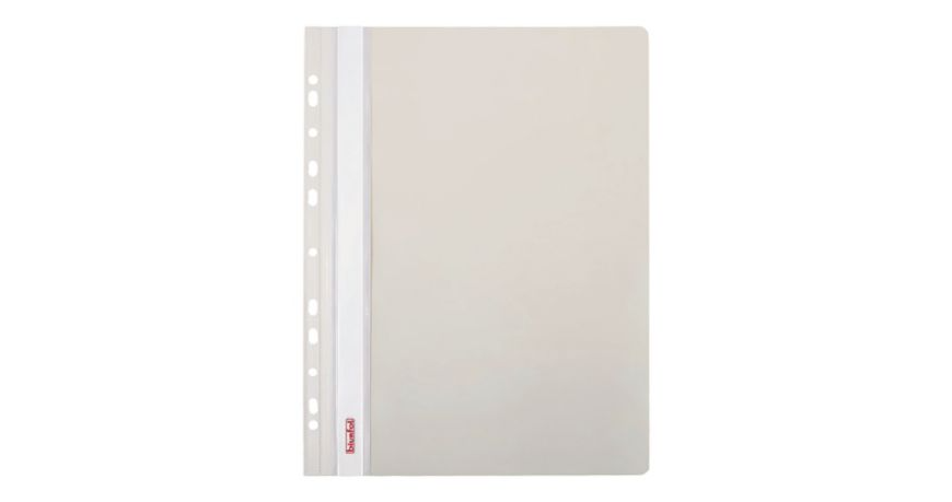Skoroszyt BIURFOL wpinany, twardy, biały