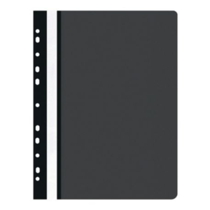 Skoroszyt OFFICE PRODUCTS, PP, z europerforacją, A4, czarny
