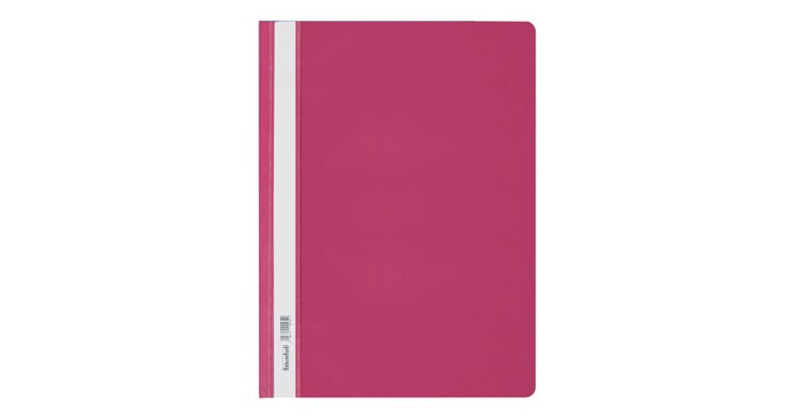 Skoroszyt BIURFOL A4 sztywny, różowy