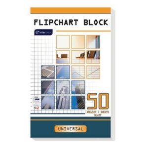 Papier do flipcharta INTERDRUK, gładki, 50 kartek