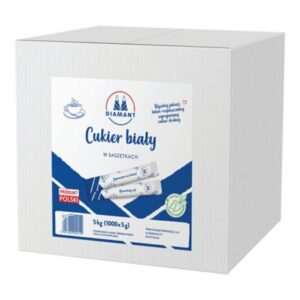 Cukier biały DIAMANT, saszetki 1000 sztuk po 5 g, bez dyspensera