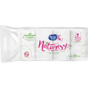 Papier toaletowy BUNNY SOFT ekologiczny, 8 rolek