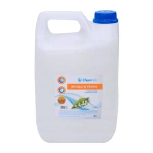 Mydło w płynie CLEAN PRO antybakteryjne, białe, 5 l