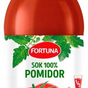 Sok pomidorowy FORTUNA, zgrzewka 15 butelek x 0,3 l