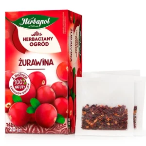 Herbata owocowa HERBAPOL Herbaciany Ogród, Żurawina, 20 torebek