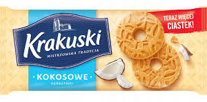 Ciastka kokosowe KRAKUSKI, 168 g