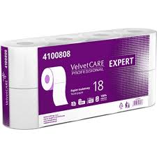 Papier toaletowy VELVET CARE Expert, biały, 8 rolek