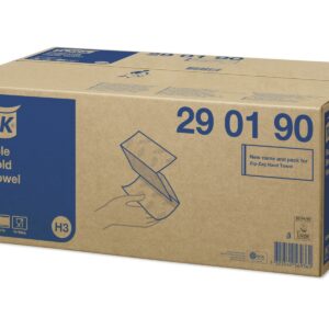 Ręczniki papierowe TORK 290190 H3 Flushable, składka ZZ, białe, 15 x 250 listków