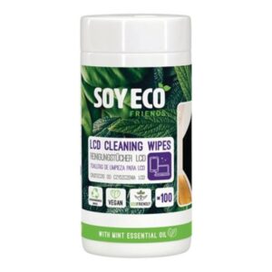 Chusteczki nawilżone do czyszczenia ekranów SOYECO XL, 100 sztuk