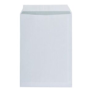 Koperta C4 NC KOPERTY, samoklejąca z paskiem, 229x324 mm, biała, 50 sztuk