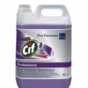Płyn do mycia i dezynfekcji CIF Professional 2in1, koncentrat, 5 l