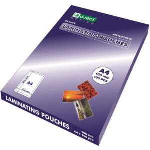 Folia do laminacji D.RECT, A4, 2x100 mikronów, błyszcząca, 100 sztuk