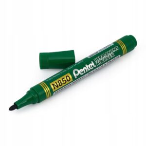 Marker permanentny PENTEL N850, okrągła  końcówka, zielony