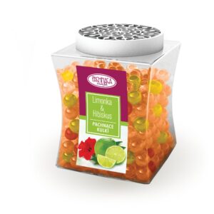 Pachnące kulki PACHNĄCA SZAFA Limonka i Hibiskus, 200 g