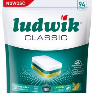 Tabletki do zmywarek LUDWIK Classic Lemon, 94 tabletki