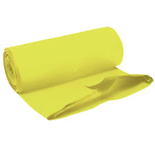 Worki na śmieci kuchenne 35 l, kolor żółty, 50 sztuk