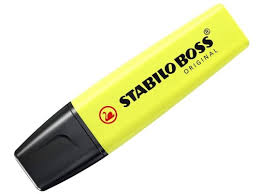 Zakreślacz STABILO BOSS ORIGINAL, żółty
