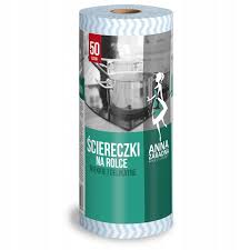 Ściereczki uniwersalne ANNA ZARADNA na rolce, opakowanie 50 sztuk