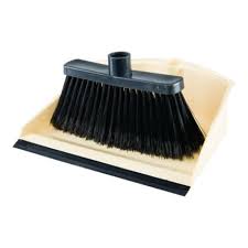 Plastikowy zestaw do sprzątania - szufelka i szczotka z rączkami, miks kolorów